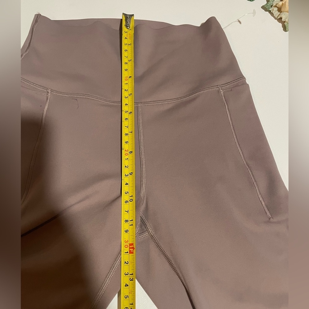 Women's VS PINK Yoga Leggings Side Pockets Logo Back - Picture 10 of 10
